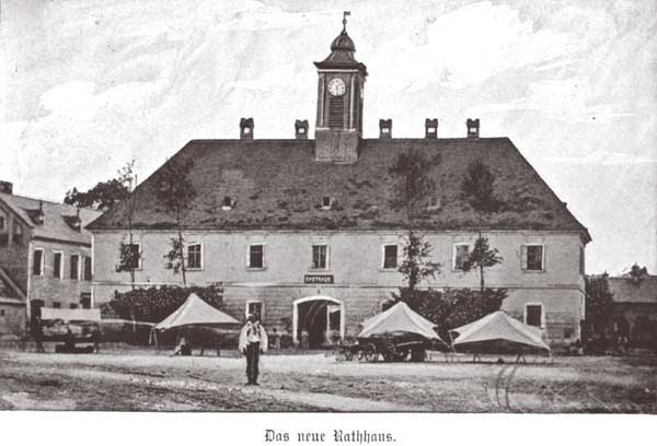 Eisgrub Rathaus um 1800