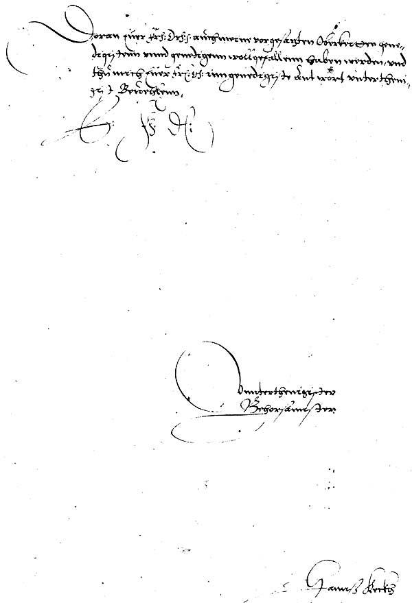 Bewerbungsschreiben Hans Keckh