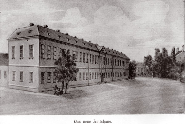 Das Amtshaus in Eisgrub 1795