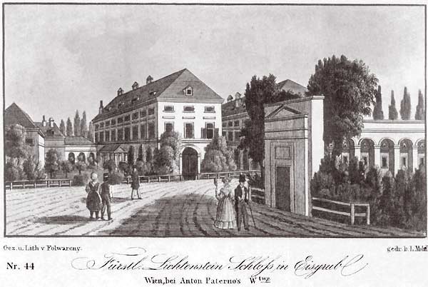 Schloss Eisgrub um 1800