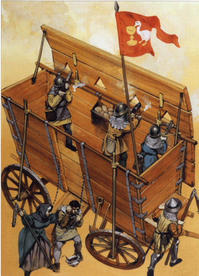 Kriegswagen der Hussiten