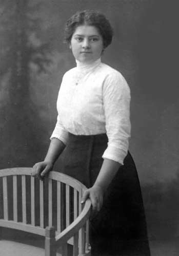 Maria Keck als Mädchen