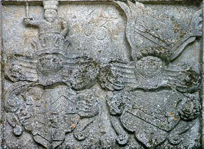 Wappendarstellung in der Burg